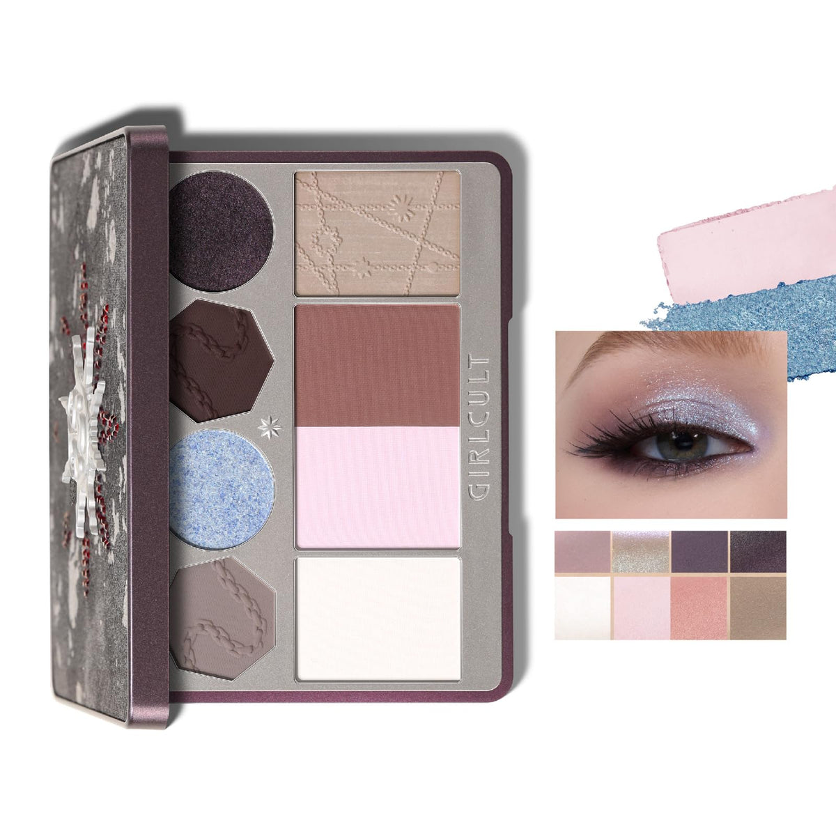 GIRLCULT all-in-one palette travel case keeps essentials ready for trips