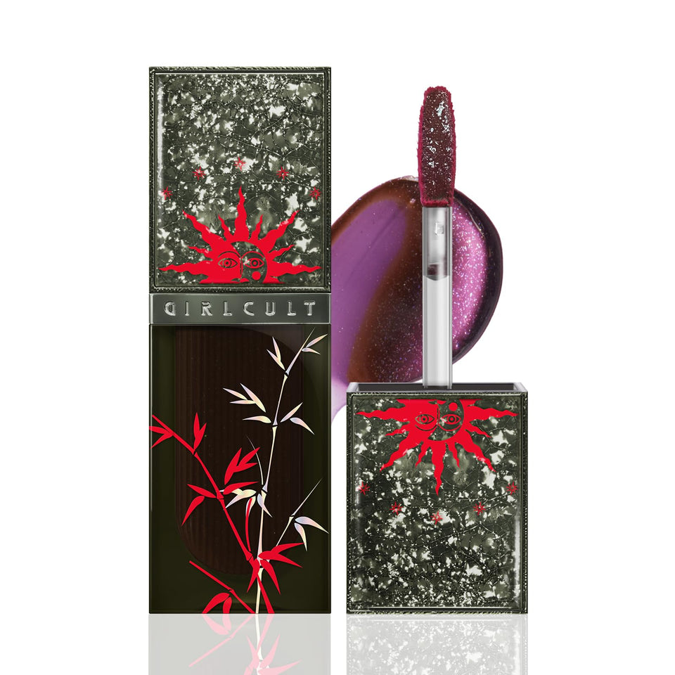 GIRLCULT Glass Shine Lip Gloss bottle shows high shine and buildable color.