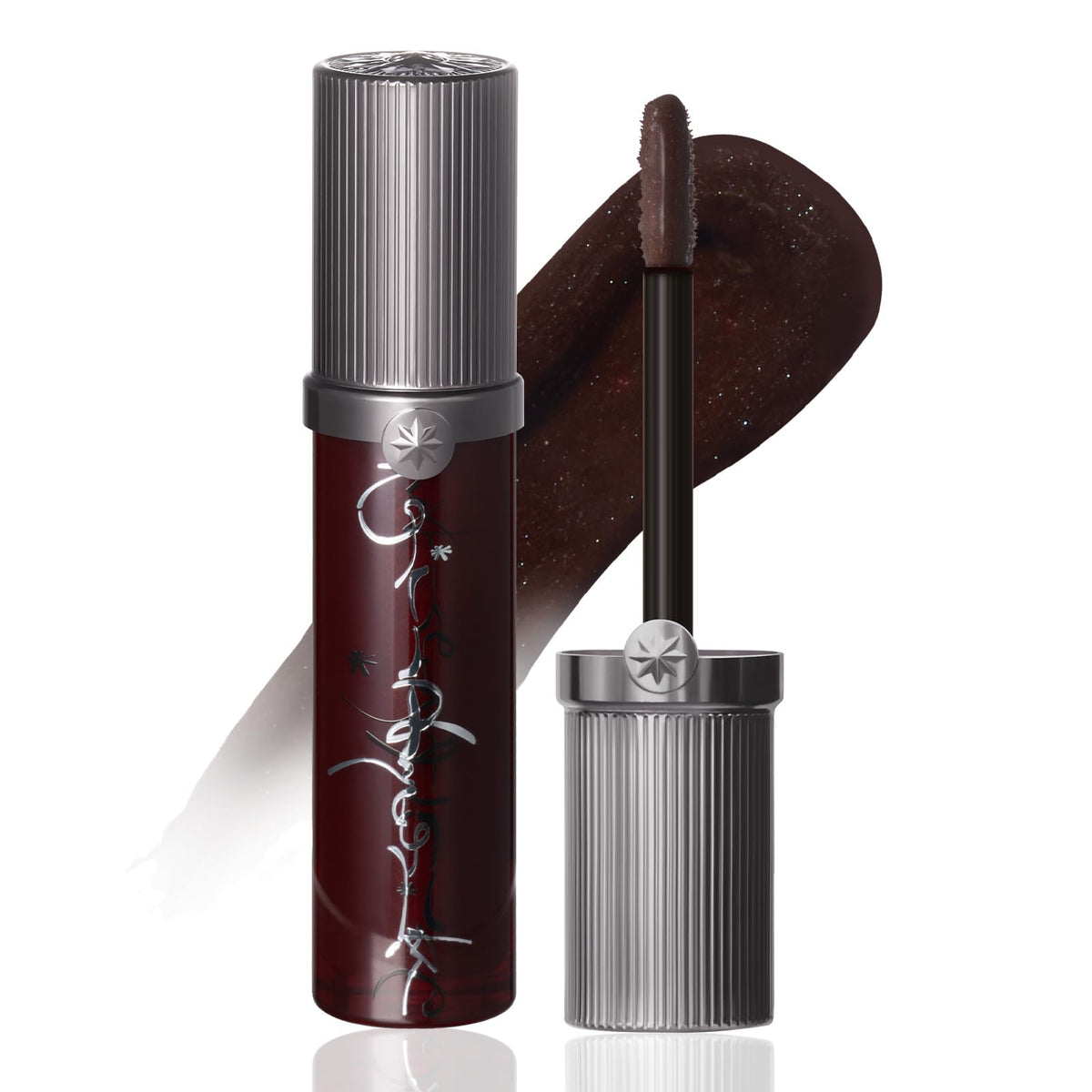 GIRLCULT Glass Shine Lip Gloss shows a glassy finish for fuller-looking lips