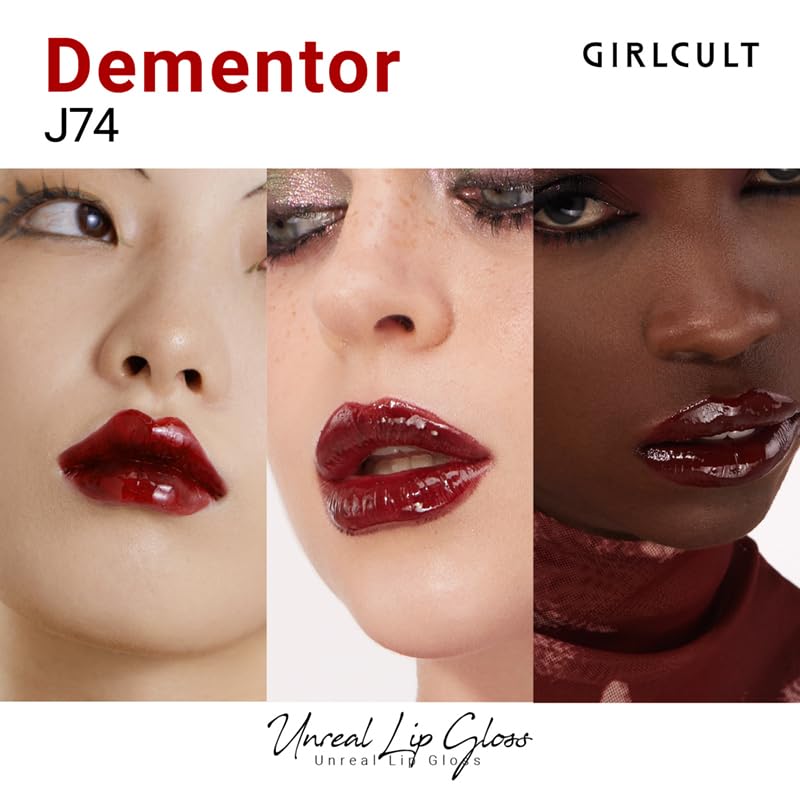 GirlCult Lip Gloss application brush demonstrates smooth glide and even coverage.