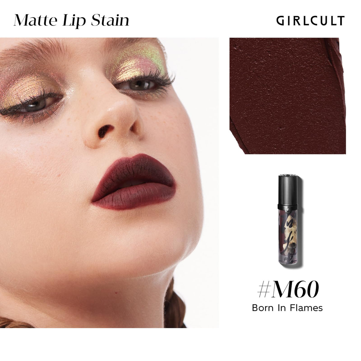GIRLCULT hand mirror branding for quick touch-ups on the go.