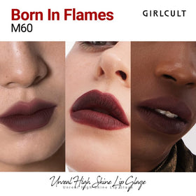 GirlCult Matte Lip Stain rosy fragrance fades after application.