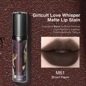 GIRLCULT Matte Lip Stain swatches reveal buildable color with depth.