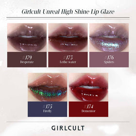 GirlCult sheer to pigmented shades image illustrates versatile lip color options.