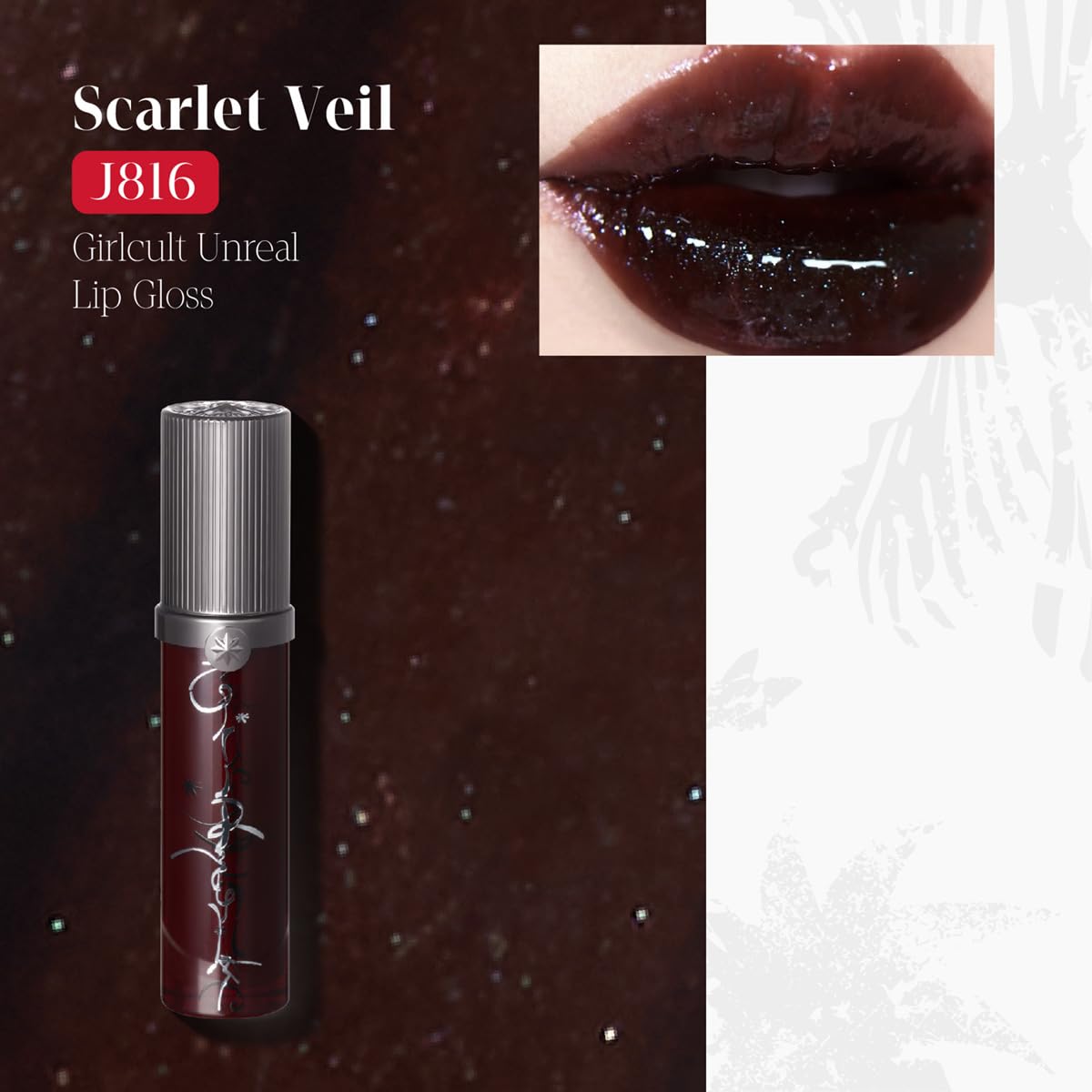 GIRLCULT Transfer-Proof Lip Gloss resists transfer on cups and masks