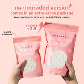 GIRLEARLE Brazilian wax beads for salon-like results at home.