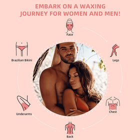 GIRLEARLE unscented beads suitable for sensitive skin waxing.