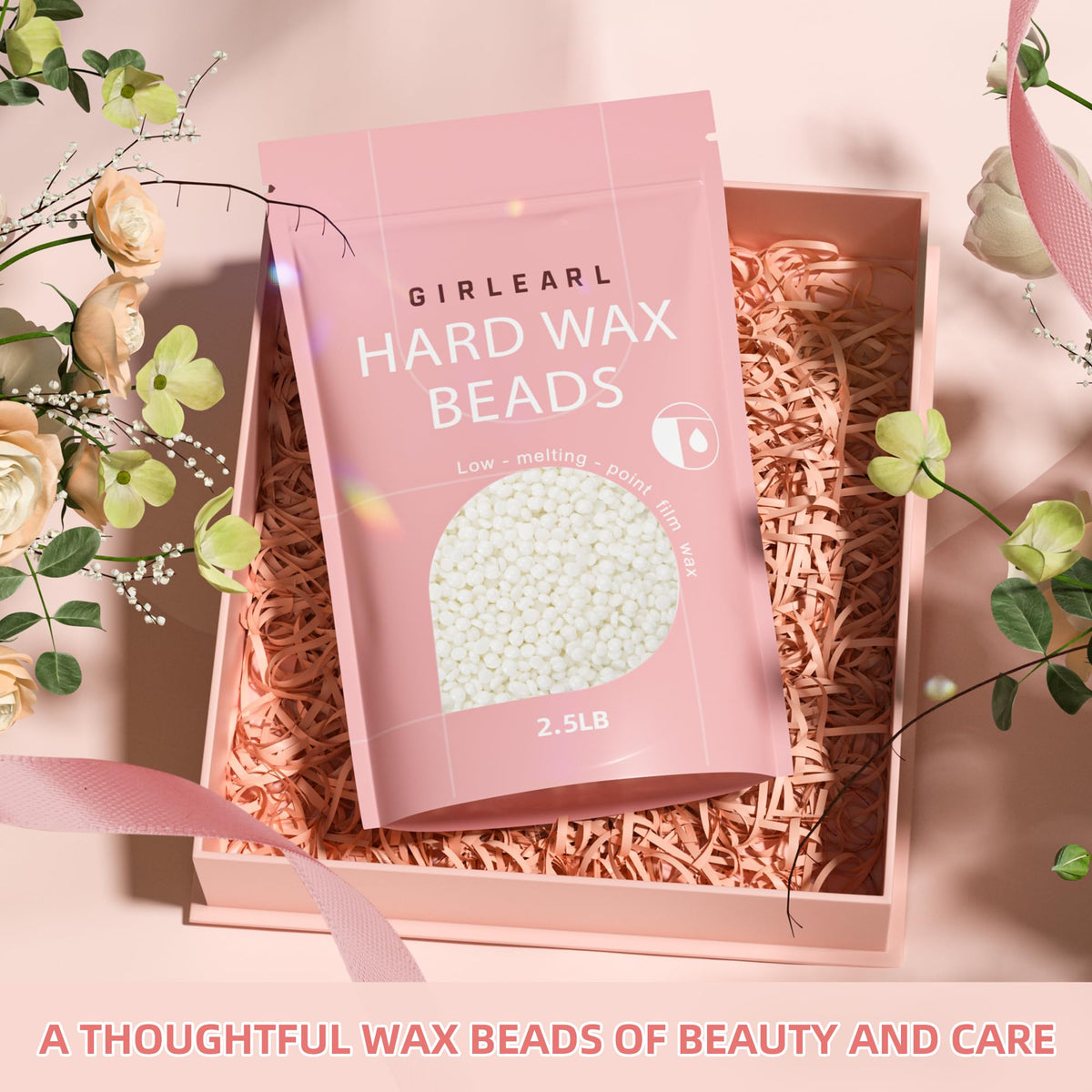GIRLEARLE vegan hypoallergenic formula designed for comfortable waxing.