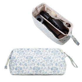GISMTR large quilted travel bag cushions hair tools during transit.