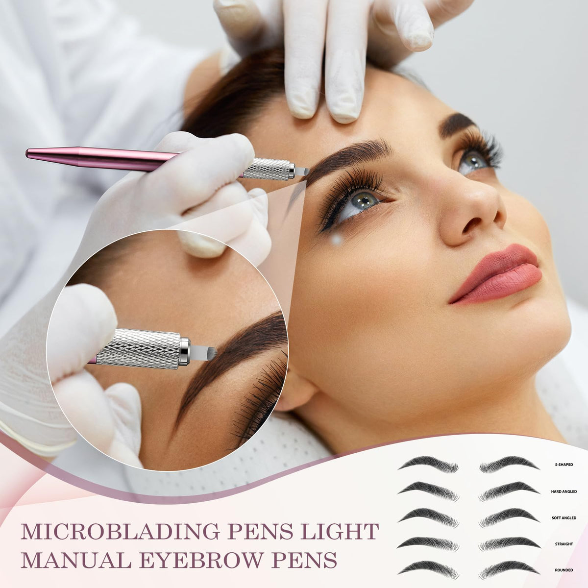 Gisafai salon-ready tool suitable for brow, eyeliner, and lip line work
