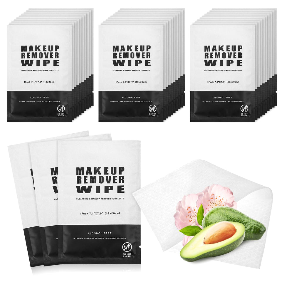 Gisdo bulk pack of 100 makeup remover wipes displayed for home use and sharing