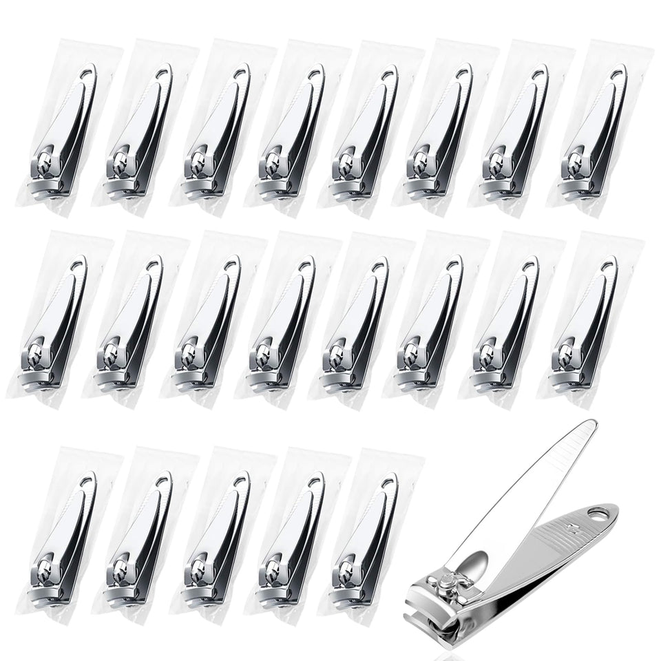 Gisdo 50-pack stainless steel nail clippers for durable home grooming.