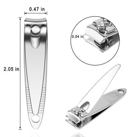 Gisdo durable polished nail clippers with a sharp edge.