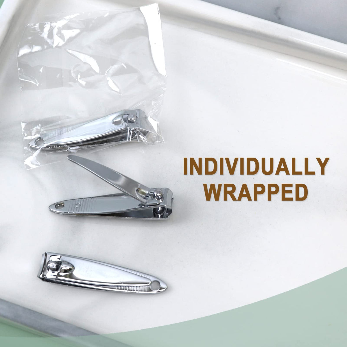 Gisdo ergonomic small handle nail clippers for comfortable trimming.