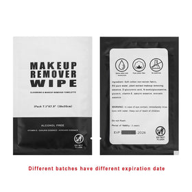 Gisdo face cleansing wipes for mascara removal with gentle nonwoven texture