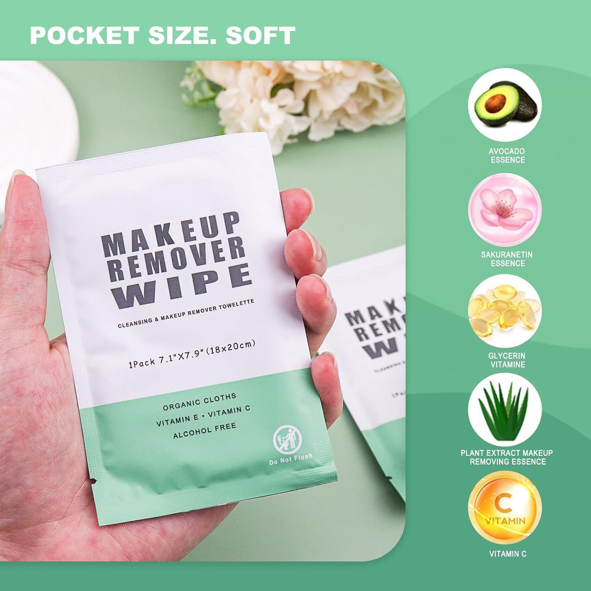 Gisdo individually wrapped wipes for portable freshness and cleansing