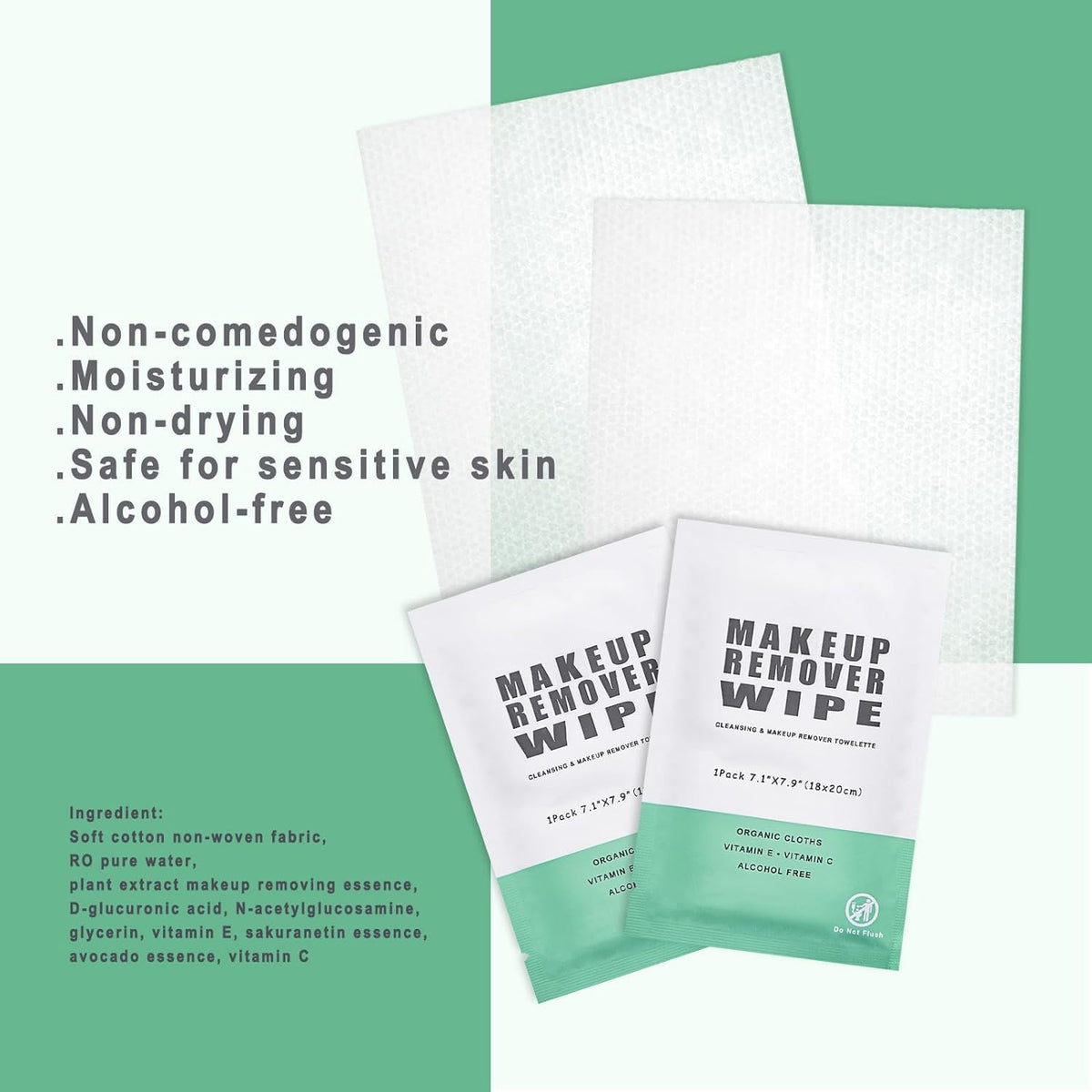 Gisdo makeup remover wipes remove lipstick and mascara quickly and safely
