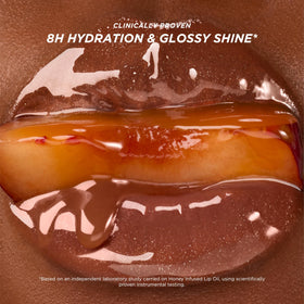 Gisou Gloss Hour Edition Raspberry Swirl lip gloss adds a light tint
