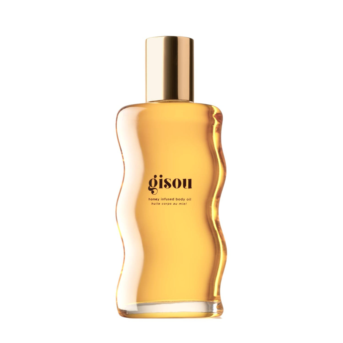 Gisou Honey Infused Body Oil elegant packaging for daily luxury care