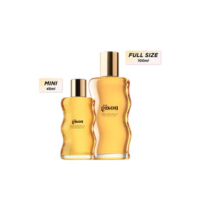 Gisou Honey Infused Body Oil Gold glow on skin after application