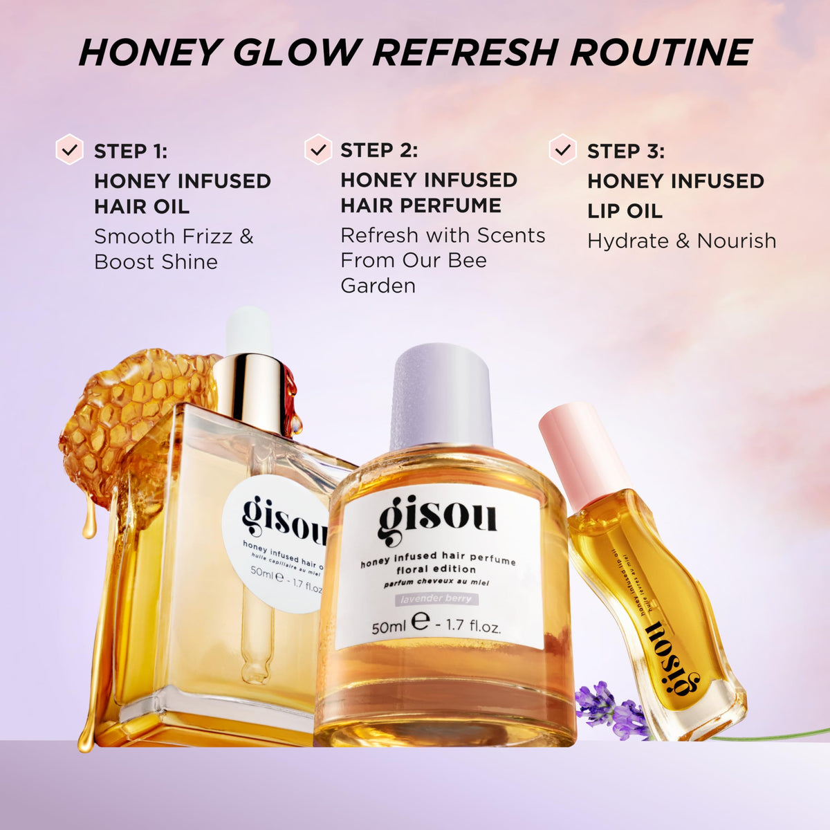 Lifestyle shot featuring Lavender Berry fragrance in daily routine.