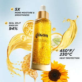 Gisou serum drop application on palm for precise, even application