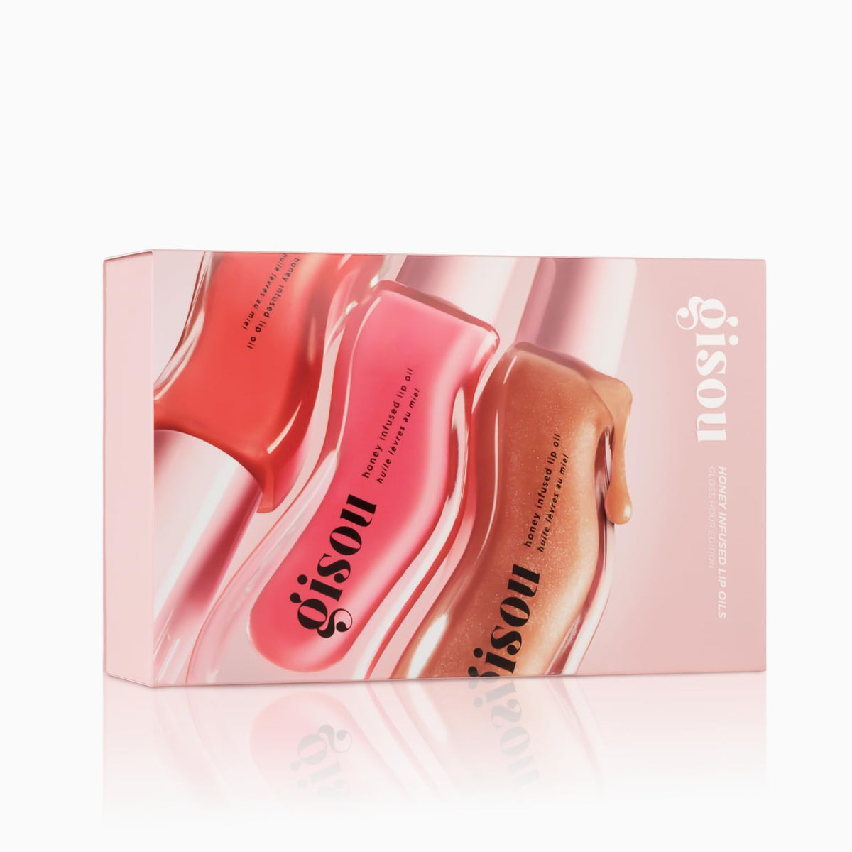 Gisou Honey Infused Lip Oil Watermelon Sugar hydrates lips with a subtle shine