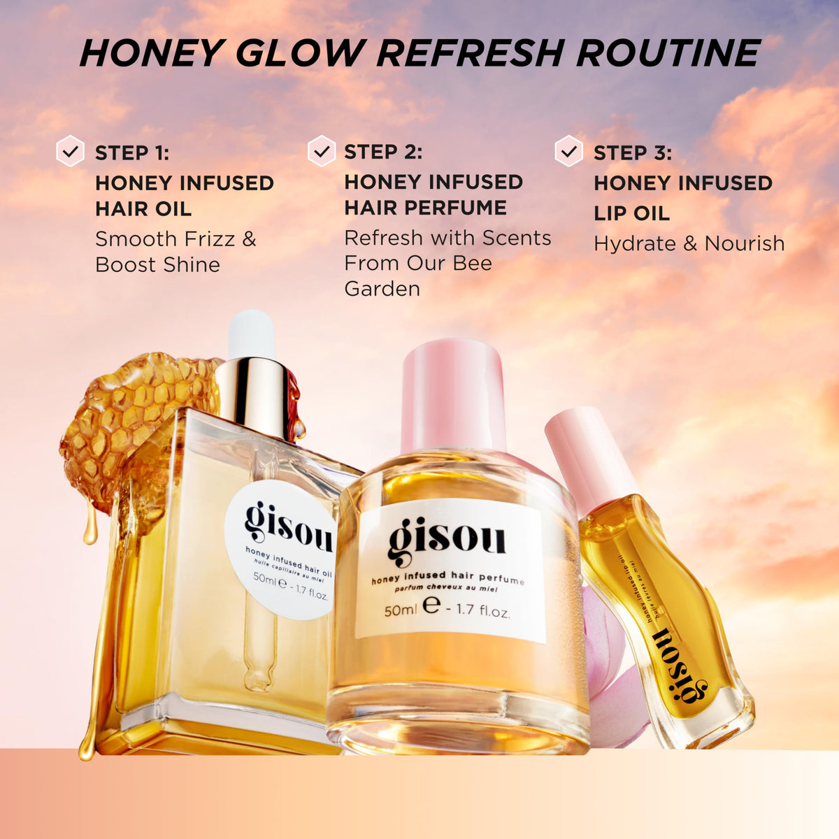 Gisou packaging and branding emphasizes clean, natural formulation