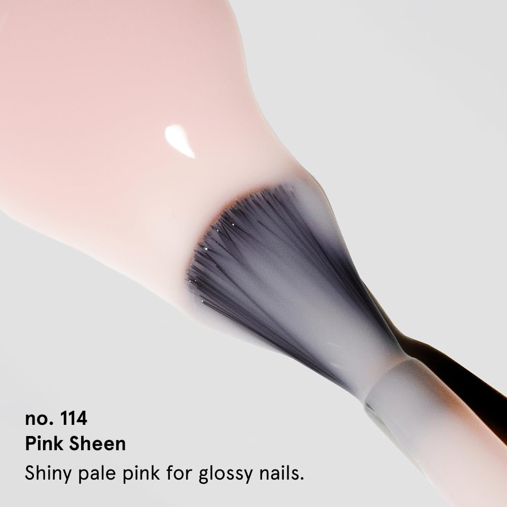 Swatches of Gitti No. 114 Pink Sheen on nails.