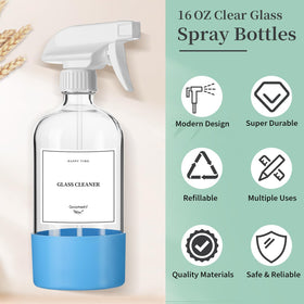 GIVAMEIHF airtight lead-free glass bottle ideal for cleaning solutions.