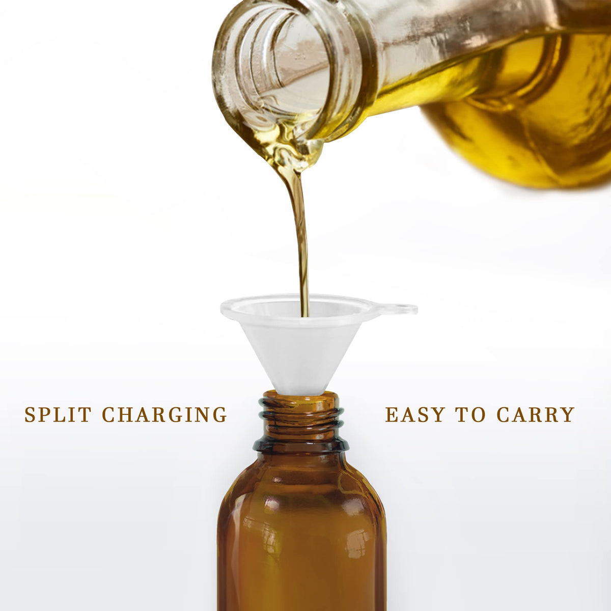 GIVAMEIHF funnel accessory for clean, spill-free filling.