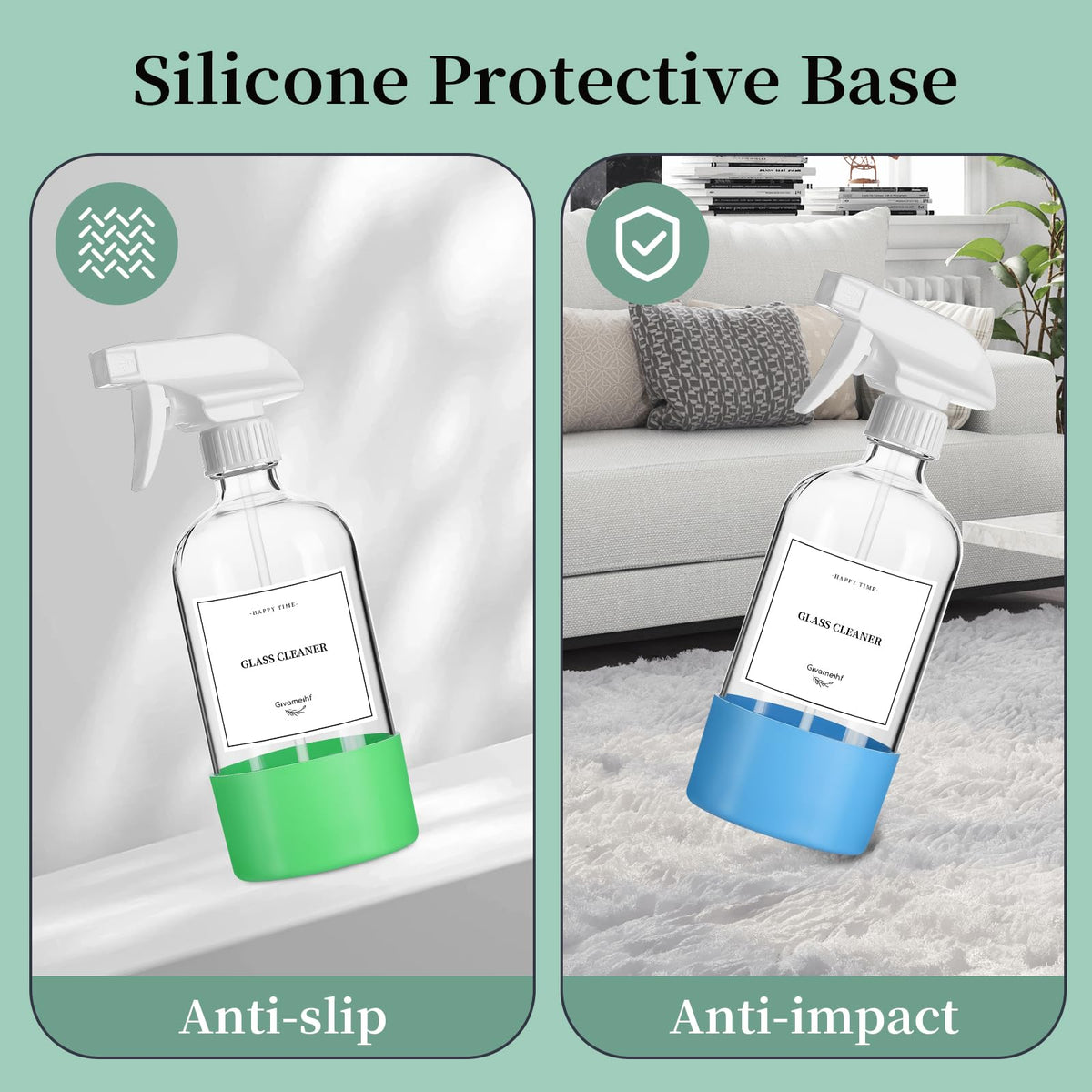 GIVAMEIHF silicone funnel and dropper included for precise pouring.