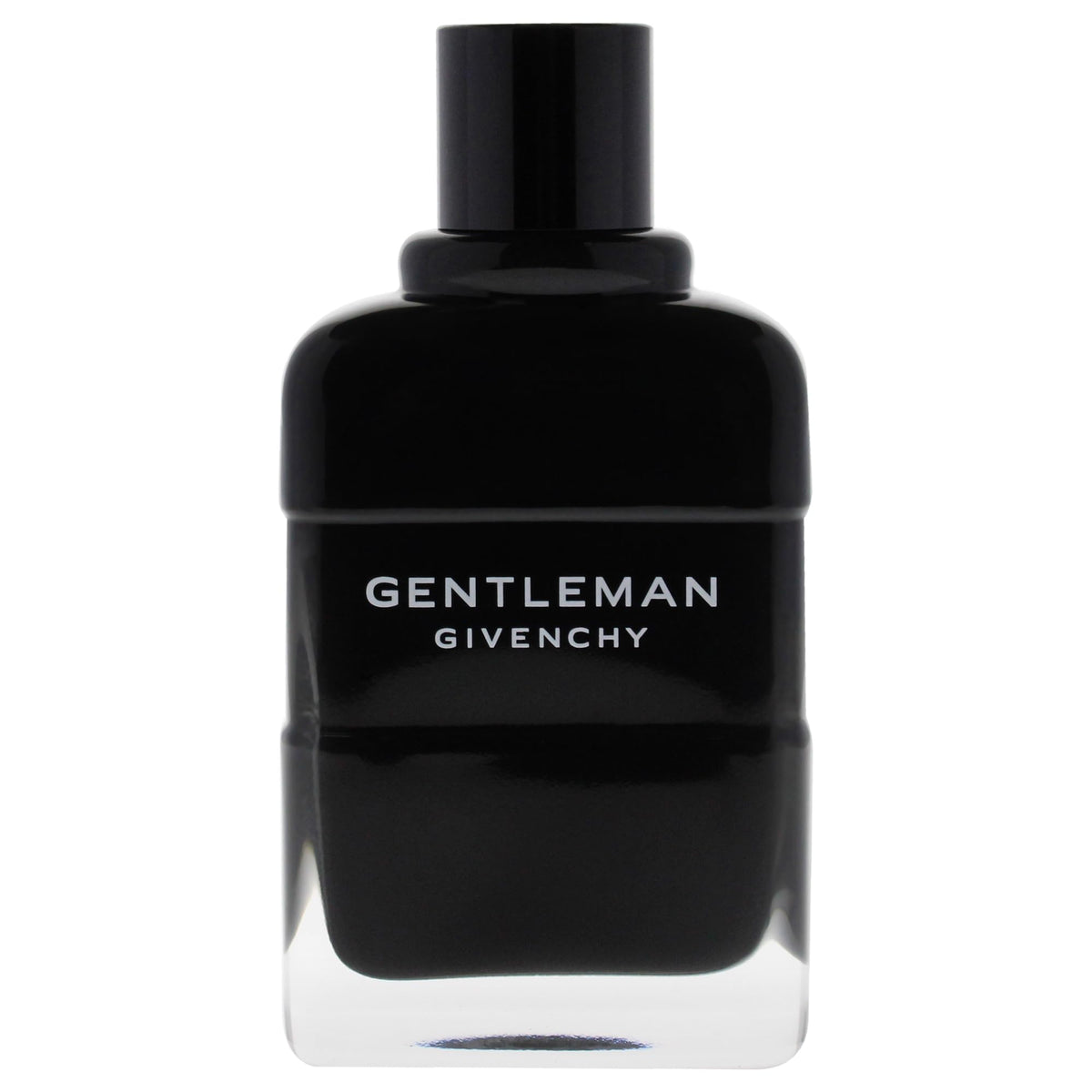 Givenchy Gentleman EDP bottle pour hinting at bold nocturnal scent