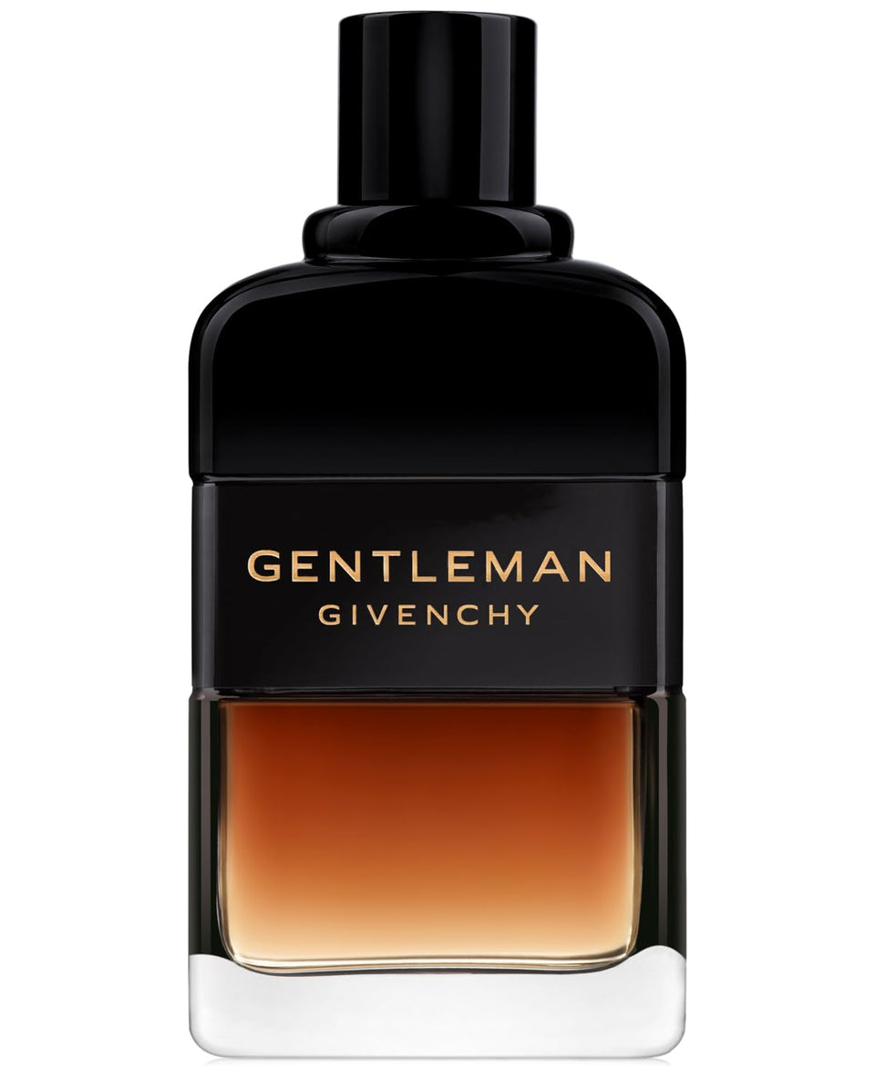 Givenchy Gentleman Reserve Privee bottle pour with warm, woody aroma for evening wear.