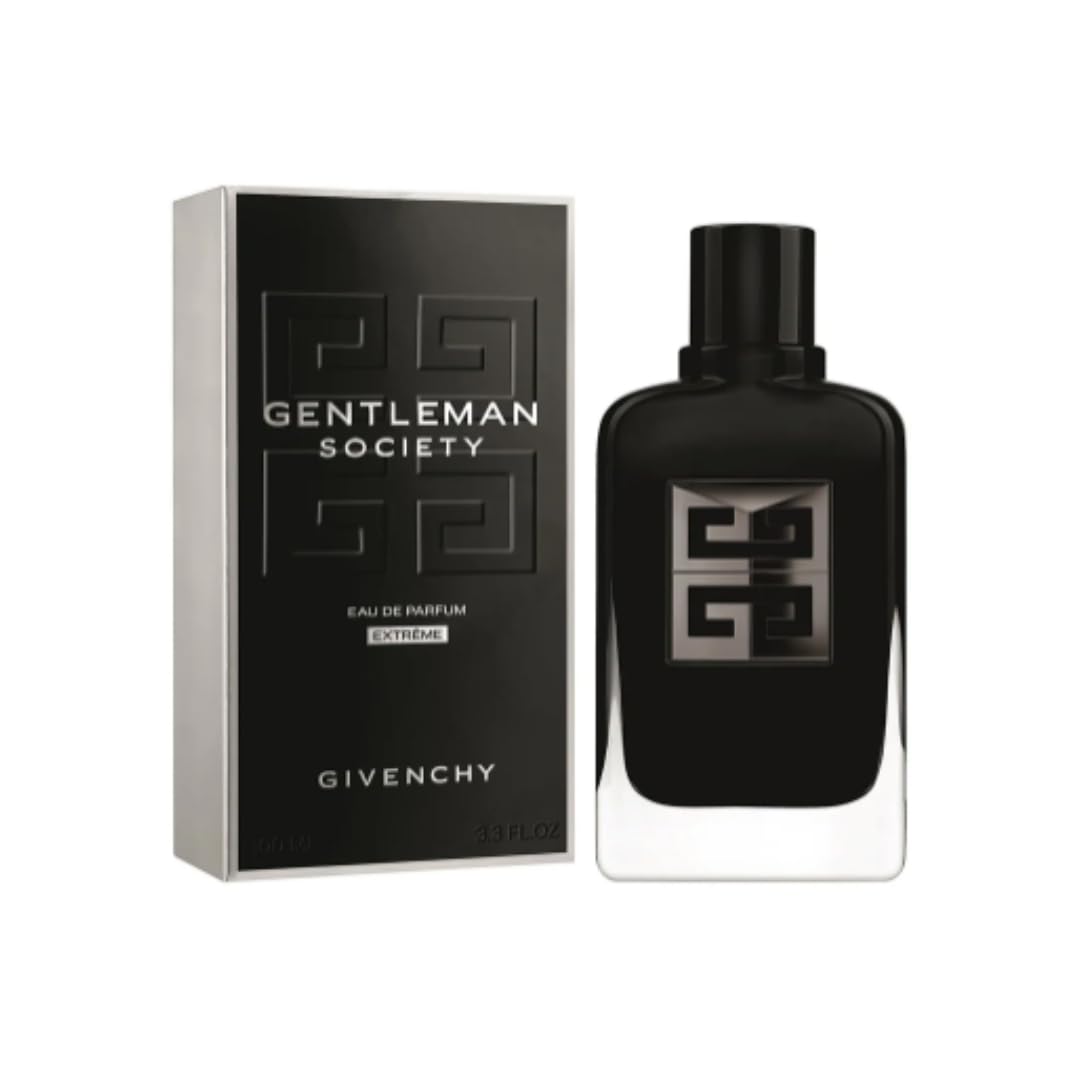 Givenchy Gentleman Society Extreme bottle, bold masculine fragrance for evening and formal wear.