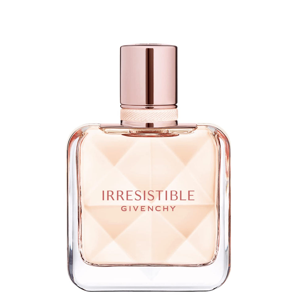 Givenchy Irresistible EDT Fraiche bottle front view showing chic design and freshness