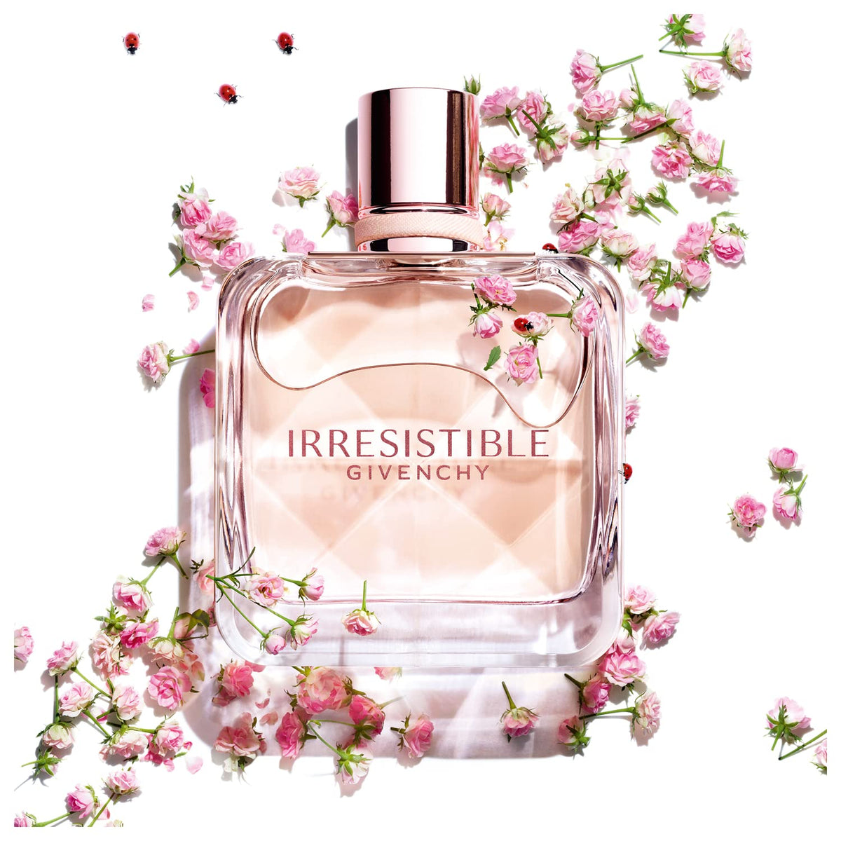 Givenchy Irresistible EDT Fraiche fragrance note visual suggesting fruity and floral harmony