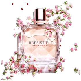 Givenchy Irresistible EDT Fraiche fragrance note visual suggesting fruity and floral harmony