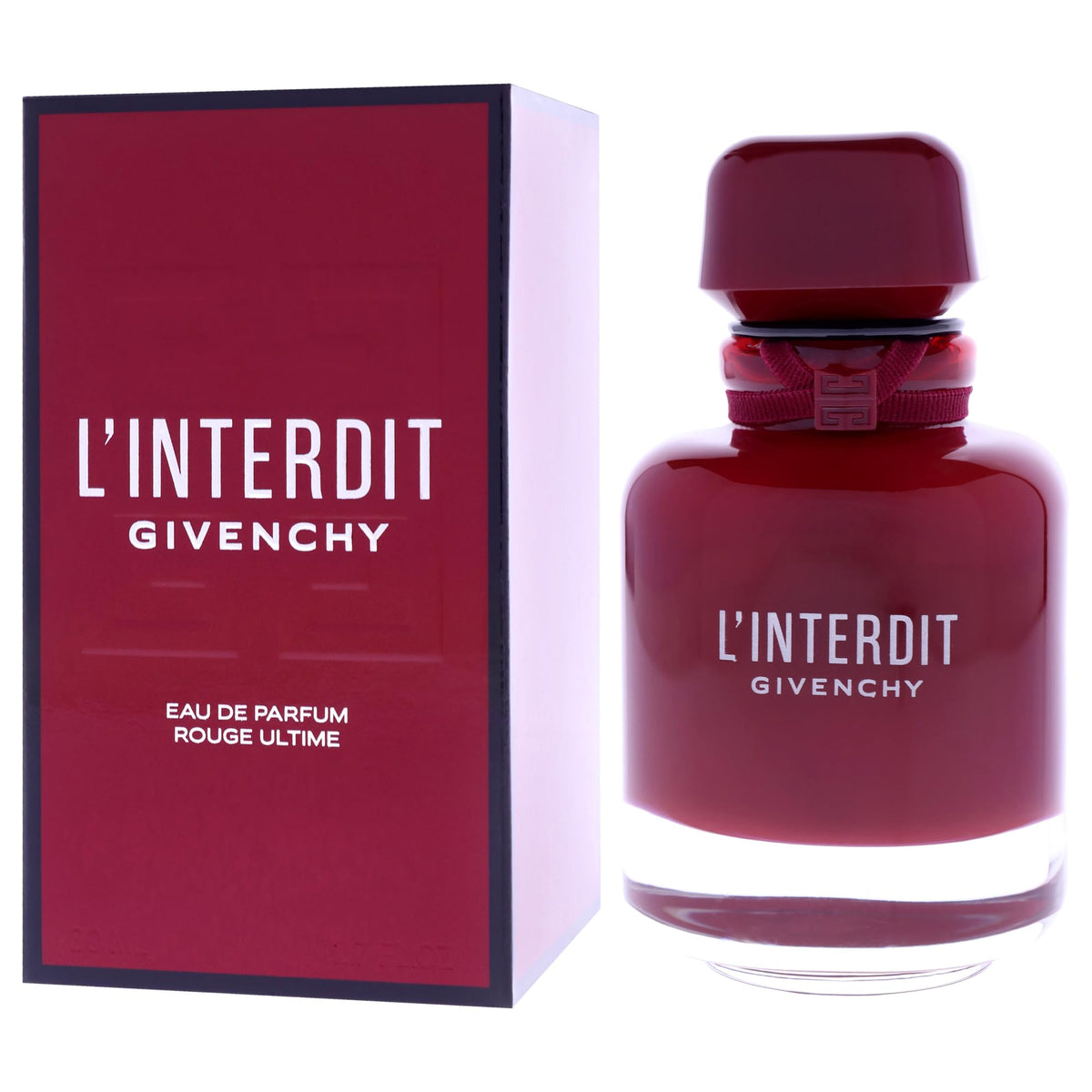 Close spray dispersion from Linterdit Rouge Ultime reveals refined aroma trail
