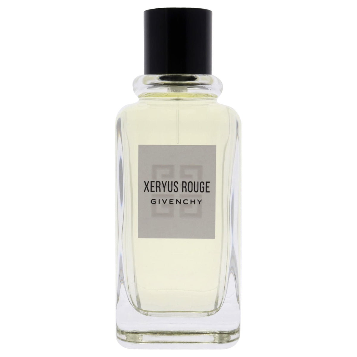 Close-up of cap and label on Givenchy Xeryus Rouge for premium style