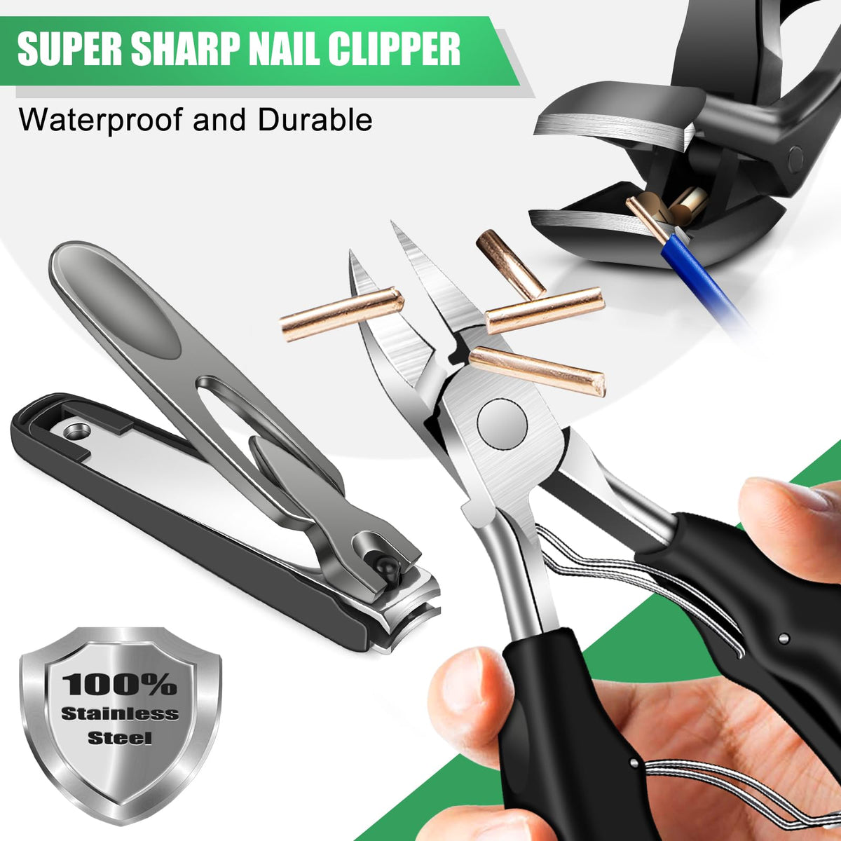 GJNL ergonomic long-handle design improves grip and leverage.