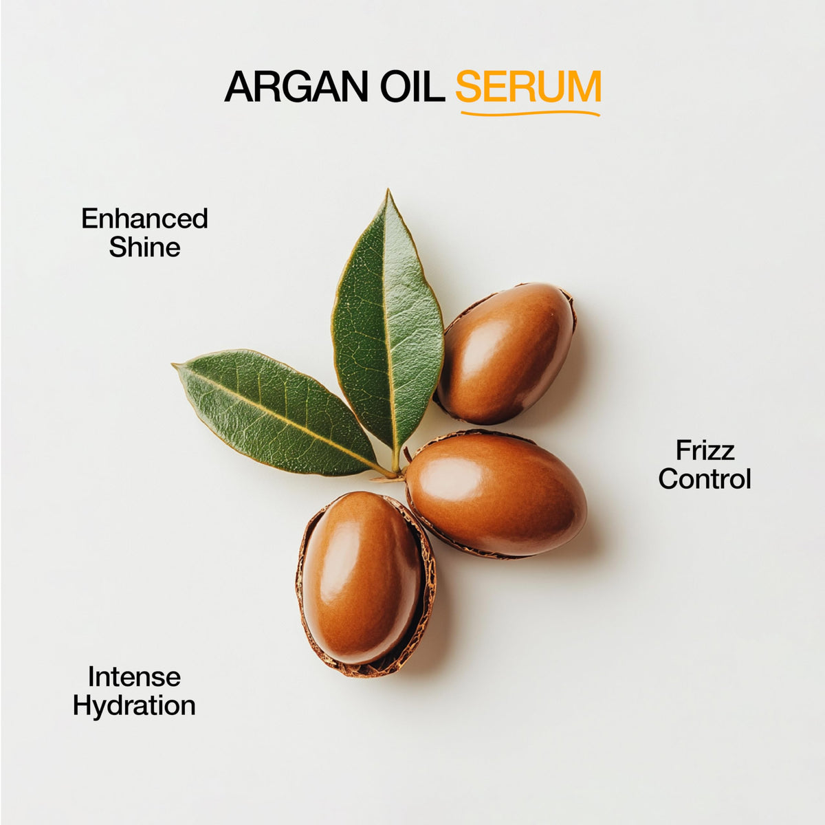 GK HAIR argan oil serum provides a glossy, smooth look