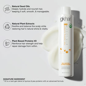 GK HAIR Balance biotin-keratin glow promotes healthier-looking strands.