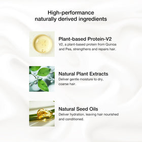 GK HAIR shows smoother hair after washing.