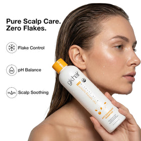 GK HAIR supports healthy-looking hair with consistent use.