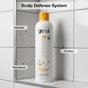 GK HAIR contains nourishing argan oil for hair softness.