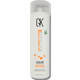 GK Hair Moisturizing Conditioner bottle pour for hydrated, color-treated hair