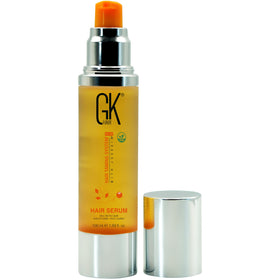 GK HAIR oil-argan-serum bottle-pour delivers frizz control for damaged hair