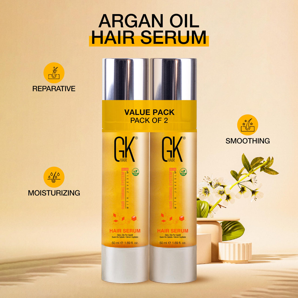GK HAIR at-home salon-like treatment concept for daily use