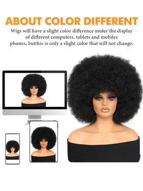 GKtineke Afro Wig lightweight-200g for effortless wear and movement